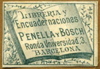 Libreria y Encuadernaciones Penella y Bosch, Ronda Universidad 3, Barcelona