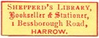 Sheppherd's Library, Bookseller and Stationer, 1 Bessborough Rd, Harrow