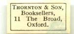 Thornton & Sons Booksellers