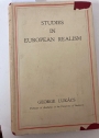Studies in European Realism. A Sociological Survey of the Writings of Balzak, Stendhal, Zola, Tolstoy, Gorki and others. Translated by Edith Bone. Foreword by Roy Pascal.