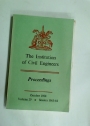 Proceedings of the Institution of Civil Engineers. October 1964. Volume 29.