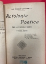 Antologia Poetica per le scuole medie. 2a Edizione Migliorata.