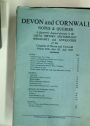 Devon & Cornwall Notes & Queries: a Quarterly Journal devoted to the Local History, Archaeology, Biography & Antiquities of the Counties of Devon & Cornwall. Volume 30, Part 3.