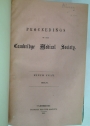 Proceedings of the Cambridge Medical Society, 1888 - 1896.