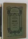 Caesar: Civil War, Book 3. A Literal Translation.