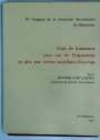 Guia de Forasteros para Uso de Hispanistas en Gira por Tierras Castellano - Leonesas.