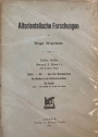 Altorientalische Forschungen. Dritte Reihe. Band 1 - 3 in 6 Parts numbered 16 - 21.