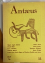 Antaeus. Number 11, Autumn 1973.