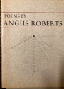 Poems by Angus Roberts. To have been published as 'Gnomon'