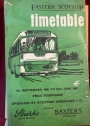 Eastern Scottish Timetable: 4 September 1966 to 23 June 1967. Scottish Omnibuses Ltd incorporating Stark's Motor Services, Baxter's Bus Services.