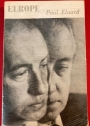 Europe. Revue Littéraire Mensuelle. No 91/92: Paul Éluard.