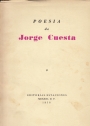 Poesia de Jorge Cuesta.
