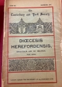 Diocesis Herefordensis: The Register of Adam de Orleton, Bishop of Hereford (1317 - 1327) Registrum Ade de Orleton, Episcopi Herefordensis.