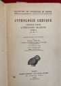 Anthologie Grecque. Pemière Partie: Anthologie Palatine. Tome 2 (Livre 5)