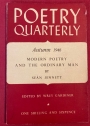 Poetry Quarterly. Autumn 1946. Volume 8, Number 3.