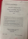 10th, 14th - 17th Annual Report on Drink Offences: Chief Constables' Reports, England and Wales, 1962, 1966 - 1969.