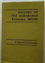 History of the Agraharas. Karnataka, 400 - 1300.