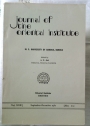 Journal of the Oriental Institute, University of Baroda. Volume 30, No 1-2.