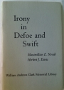 The Uses of Irony: Papers on Defoe and Swift read at a Clark Library Seminar, April 2, 1966.