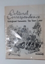 Cultural Correspondence Number 5. Underground Cartoonists: Ten Years Later.