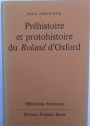 Prehistoire et Protohistoire du Roland d'Oxford.