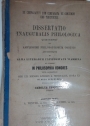 De Comparativi com Compararta Re Cunjuncti Usu Thucydideo. Dissertation Inauguralis Philologica.