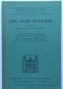 Der Arme Heinrich. A Poem by Hartman von Ouwe.