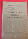 British Standards Institution Booklets: '1752:1952 Sintered Disk Filters', '1969:1953 Sintered Filters' and '2586:1955 Glass Electrodes'.