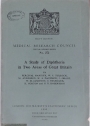 A Study of Diphtheria in two Areas of Great Britain.