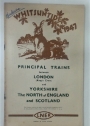 Whitsuntide 1947. Principal Trains Between London (King's Cross ) and Yorkshire, The North of England and Scotland.