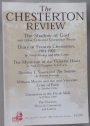 Chesterton Review. Volume 25, No 3, 1999.