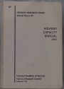 Highway Capacity Manual, 1965.