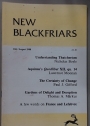 New Blackfriars. A Monthly Review of the English Dominicans. July/August 1988.