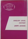 English Legal History in a Nutshell. Second Edition.
