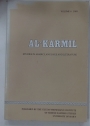 Al-Karmil. Studies in Arabic Language and Literature. Volume 6.