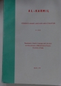Al-Karmil. Studies in Arabic Language and Literature. Volume 4.