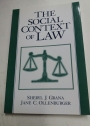 The Social Context of Law.