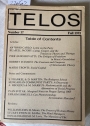 Telos. A Quarterly Journal of Radical Social Theory. Number 17, Fall 1973.