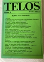 Telos. A Quarterly Journal of Radical Social Theory. Number 30, Spring 1976 - 77.