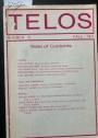 Telos. A Marxist Quarterly. Number 9, Fall 1971.