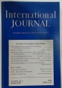 Scientists, Technologists, Policy-Makers. Special Issue of the Journal of the Canadian Institute of International Affairs.