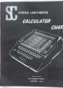Sumlock Comptometer Calculator Charts.
