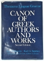Canon of Greek Authors and Works. Second Edition.