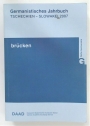Brücken. Germanistisches Jahrbuch Tschechien - Slowakei 2007.