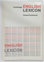 Cambridge English Lexicon.
