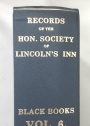 The Records of the Honorable Society of Lincoln's Inn. The Black Books, Volume 6: 1914 - 1965.