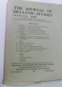 The Journal of Hellenic Studies. Volume LXVIII. 1948.