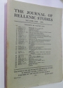 The Journal of Hellenic Studies. Volume LXXI. 1951.