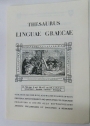 Thesaurus Linguae Graecae. Advertisement Booklet.