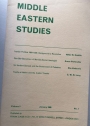 Middle Eastern Studies. Volume 5, No 1, January 1969.